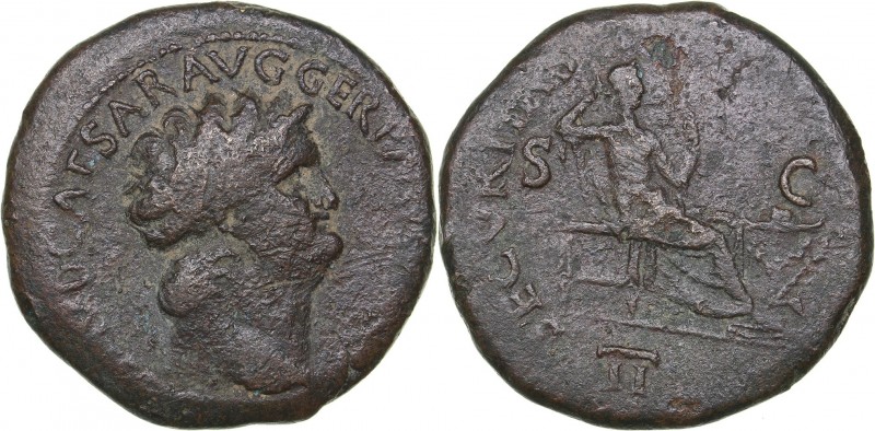 Roman Empire Æ As - Nero 54-68 AD
14.78 g. 29mm. Nero., 54-68 AD. D/ NERO CLAVD...
