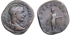 Roman Empire Æ Sestertius - Gordianus III 238-244 AD
19.77 g. 30mm. VF+/F+ Gordianus III., 238-244 AD.