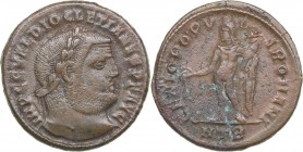 Roman Empire Æ Follis - Diocletian 284-305 AD
9.70 g. 27mm. VF/VF