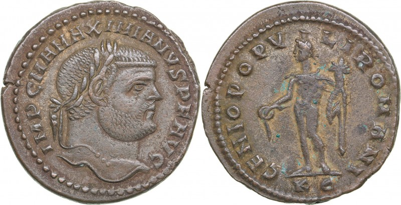 Roman Empire Æ Nummus - Maximian 305-311 AD
8.23 g. 27mm. XF/VF