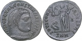 Roman Empire - Nicomedia Æ follis - Constantine I 307/310-337 AD
2.92 g. 22mm. VF/VF RIC# 12.