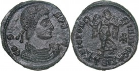 Roman Empire AE follis 337-361 AD
1.48 g. 16mm. XF/VF Constantius II., 337-361.