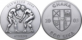 Ghana 500 sika 2003
31.24 g. Olympics.