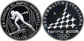 Italy 5 euro 2005 Olympics
17.97 g. PROOF