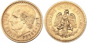 Mexico 2 1/2 pesos 1918
2.06 g. VF/XF