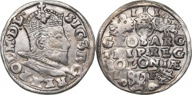 Poland - Lublin 3 grosz 1596
2,45 g. VF/VF+. Iger# l.96.2.a. R Sigismund III Vasa., 1587-1632. Rare!