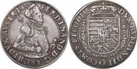 Holy Roman Empire taler ND
28.19 g. VF/VF+ Ferdinand II. Archduke., 1564-1595