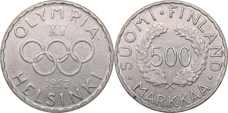 Finland 500 markkaa 1952 Olympics
12.00 g. XF/XF