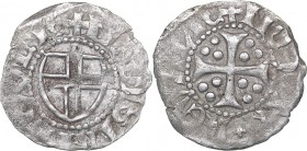 Reval artig 1385-1401
0.89 g. VF/VF The Livonian order. Wennemar von Brüggenei., 1389-1401. Haljak# 23.