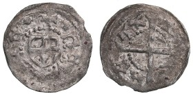 Reval pfennig 1430-1465
0,39 g. XF/XF The Livonian order. Haljak# 76. O+O REVALIE/ MO NE TA +O
