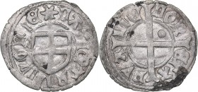 Reval schilling 1471-1483
0.99 g. VF/VF Mint luster. The Livonian order. Bernd von der Borch., 1471-1483. Haljak# 69.