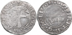 Reval ferding ND (1560)
2.66 g. VF-/VF The Livonian order. Gothard Kettler., 1559-1562. Haljak# -.