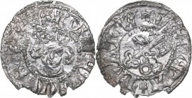 Dorpat artig 1379-1400
0.89 g. VF/VF The Bishopric of Dorpat. Dietrich III Damerov., 1379-1400. Haljak# 494b.