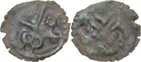 Dorpat brakteat 1379-1400
0,23 g. VF The Bishopric of Dorpat. Dietrich III Damerov., 1379-1400. Haljak# 501.