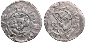 Dorpat artig 1395-1396
1,01 g. XF/VF The Bishopric of Dorpat. Dietrich III Damerov., 1379-1400. Haljak# 494b.