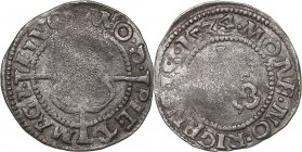Riga schilling 1534
1.15 g. F/F The Livonian order. Wolter von Plettenberg., 1494-1535. Haljak# 268a R. Rare!