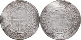 Riga ferding 1560
2.38 g. VF/VF The Livonian order. Gothard Kettler., 1559-1562. Haljak# 374 3R. Very rare!