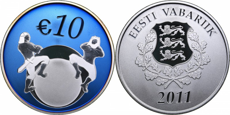 Estonia 10 euro 2011
28,28 g. PROOF. Box and certificate. The future of Estonia...