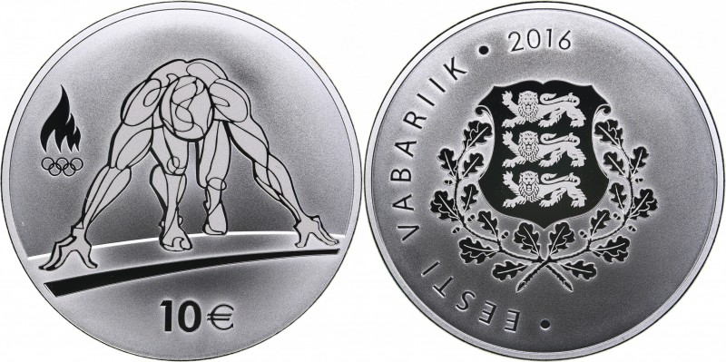 Estonia 10 euro 2016
28.28 g. PROOF Box and certificate. Rio Olympics.