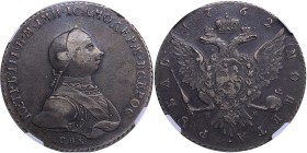 Russia Rouble 1762 СПБ-НК
NGC XF 45. Bitkin# 11. Rare condition. Scarce date.