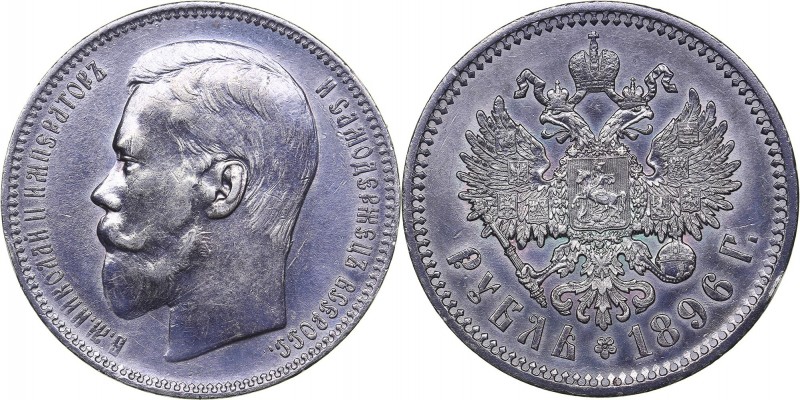 Russia Rouble 1896 АГ
19,94 g. XF-/XF Bitkin# 39.