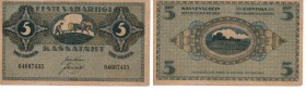 Estonia 5 marka 1919
VF. Pick# 45a.
