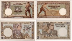 Yugoslavia paper money 1929-1942 (4)
AU - UNC