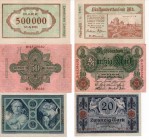 Germany lot of paper money (3)
VF-UNC