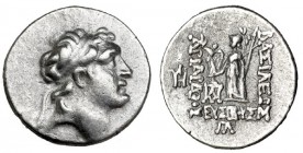 CAPADOCIA. Ariarates IX (101-87 a.C.). Dracma. ΗΛΙΠΑ ΓΑ. AR 4,2 g. AULOCK-no. MBC+MBC.