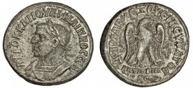 FILIPO I. Tetradracma. Seleucia y Pieria (244-249). SGI-3958. MBC-.