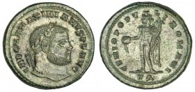 MAXIMIANO HÉRCULES. Follis. Cyzicus (295-296). Ric-10b. P.O. EBC-/EBC.