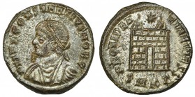 CONSTANCIO II. Follis reducido. Heraclea, G (325-326). RIC-78. R.P.O. EBC.