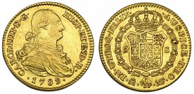 2 escudos. 1789. Madrid. MF. VI-1039. MBC+.