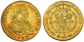 2 escudos. 1797. Madrid. MF. VI-1046. Pequeñas marcas. R.B.O. MBC+.