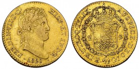 2 escudos. 1820. Madrid. GJ. VI-1343. MBC-.