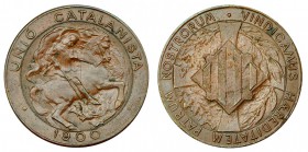 5 céntimos. 1900. Barcelona. VII-200. EBC-.