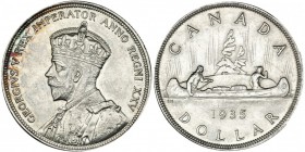 CANADÁ. Dólar. 1935. KM-30. EBC-.