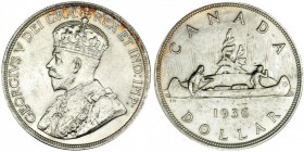 CANADÁ. Dólar. 1936. KM-31. EBC.