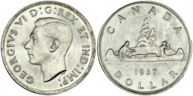 CANADÁ. Dólar. 1937. KM-37. SC.