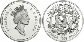 CANADÁ. Dólar. 1999. KM-355. Prueba.
