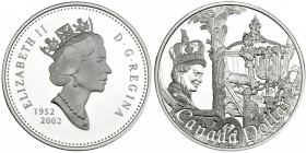 CANADÁ. Dólar. 2002. KM-443. Prueba.