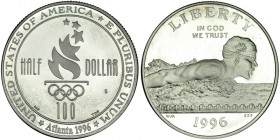ESTADOS UNIDOS DE AMÉRICA. Medio Dólar. 1996. S. KM-267. Prueba.