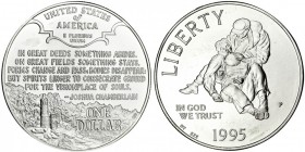 ESTADOS UNIDOS DE AMÉRICA. Dólar. 1995. P. KM-255. SC.