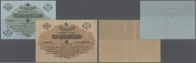 Turkey / Türkei
Set of 2 notes containing 5 Piastres 1917 P. 96 (XF-) and 20 Piastres 1917 P. 97 (F+ to VF-), nice set. (2 pcs)
