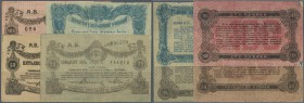 Ukraina / Ukraine
Zhytomyr National Bank Branch 1919 set with 13 Banknotes conatining 3 x 50, 4 x 75, 2 x 100 and 4 x 250 Karbovantsiv, P.S344-S347 i...