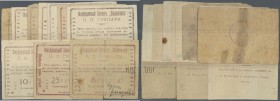 Ukraina / Ukraine
pocelain factory ”Baranovka” Zhytomir Oblast set wit 10 Banknotes containing 2 x 1 Ruble, 2 x 3, 2 x 5, 2 x 10 and 25 Rubles 1919 a...