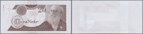 Testbanknoten
Canada: Polymer Test Note on DURANOTE substrate produced by Silba International, uniface printed intaglio with portrait Charles Dawin a...
