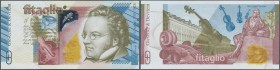 Testbanknoten
Germany: Test Note produced by Giesecke & Devrient Munich, called the ”Fitaglio” note showing a special type of intaglio printing which...