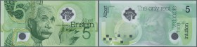 Testbanknoten
Great Britain: Polymer Test Note printed by DE LA RUE CURRENCY on FLEXYCOIN polymer substrate, printed with intaglio printing and portr...