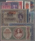Austria / Österreich
huge lot with 157 Banknotes Austria 1904 up to the 1920's with a lot of better notes and high values, for example 7 x 10 Kronen ...